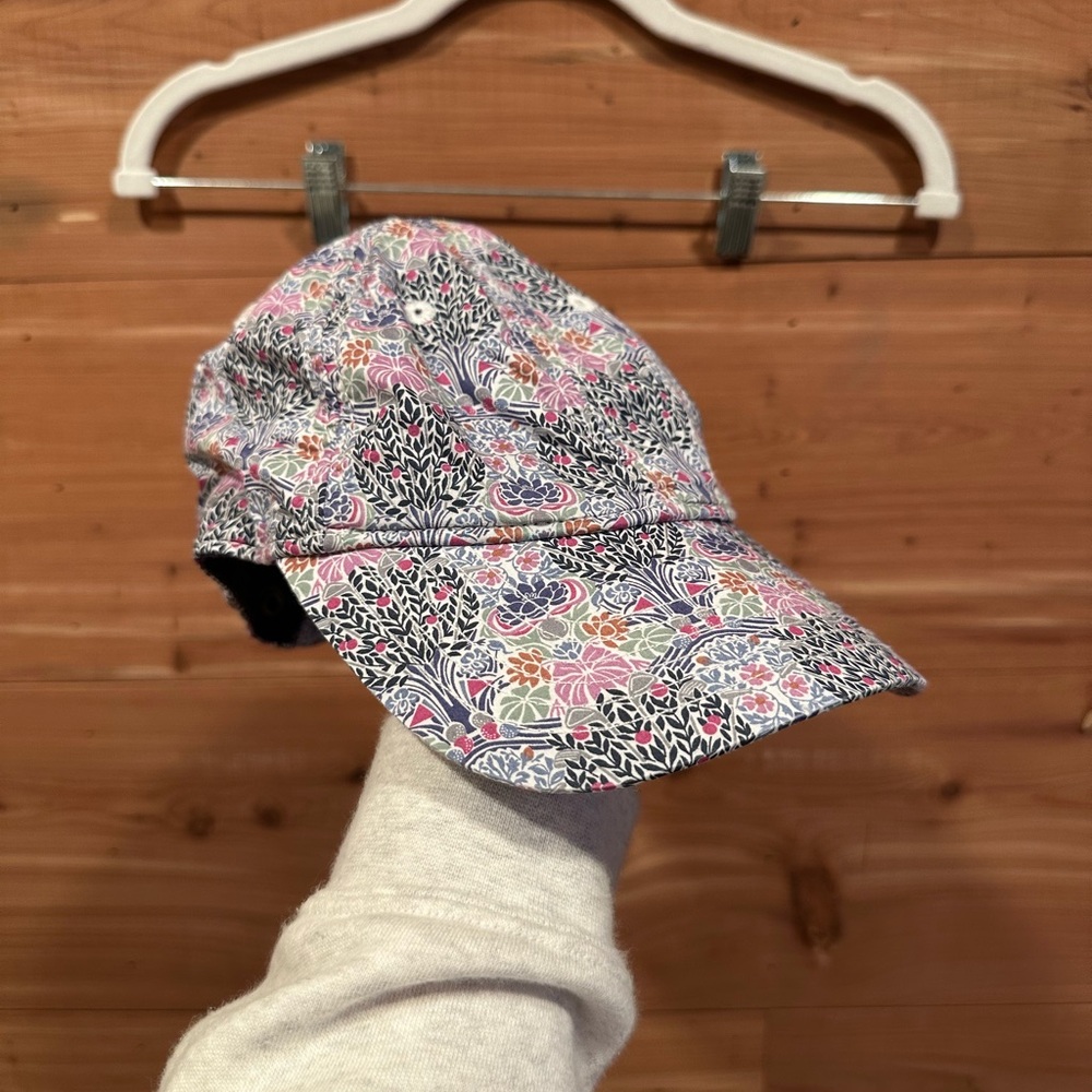 J. Crew Navy Floral Cap